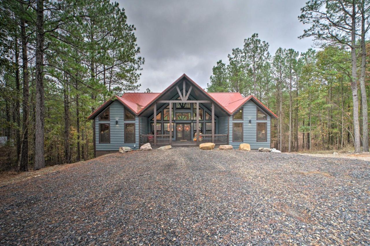 Broken Bow Cabin Deck With Hot Tub And Pool Table! エクステリア 写真