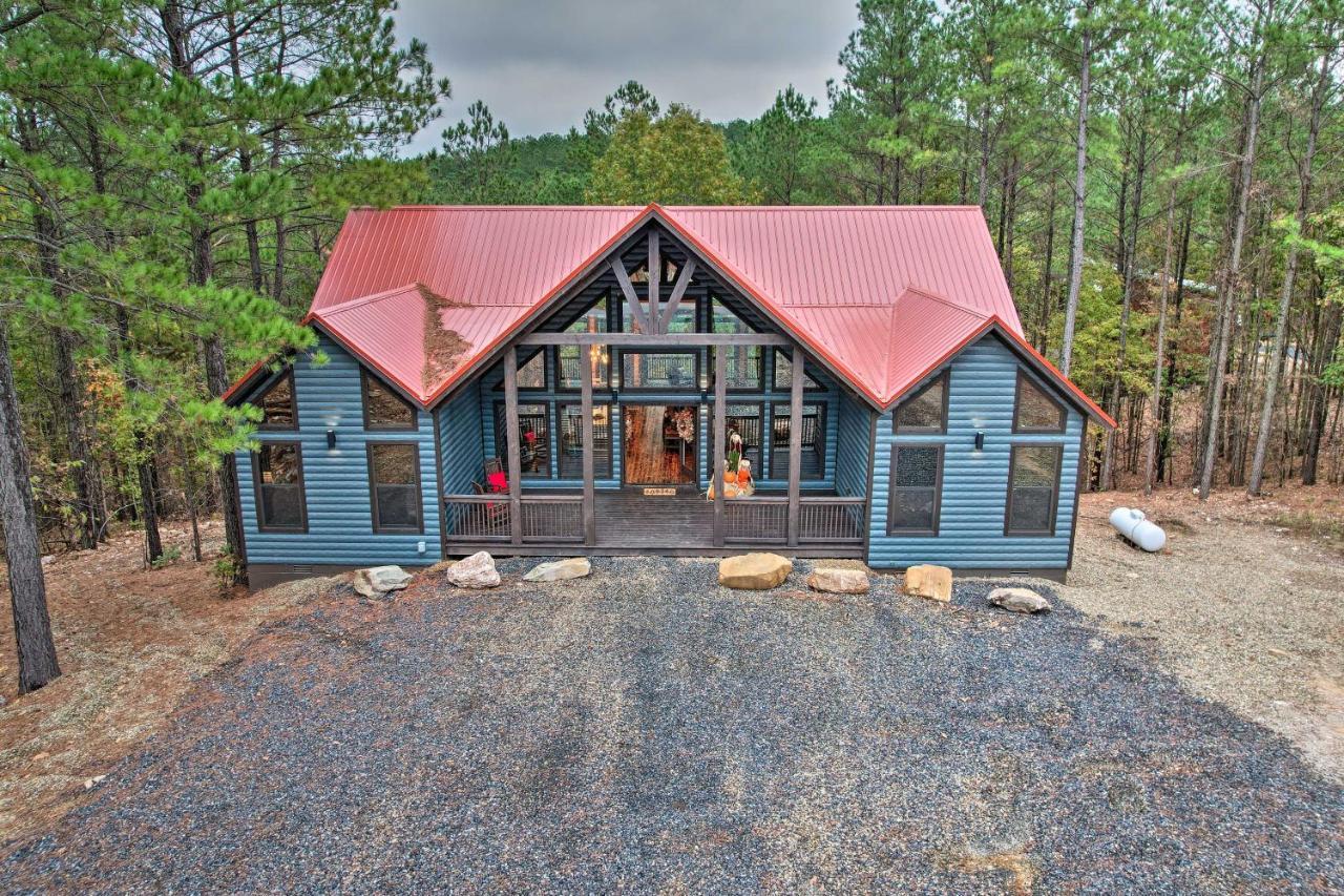 Broken Bow Cabin Deck With Hot Tub And Pool Table! エクステリア 写真