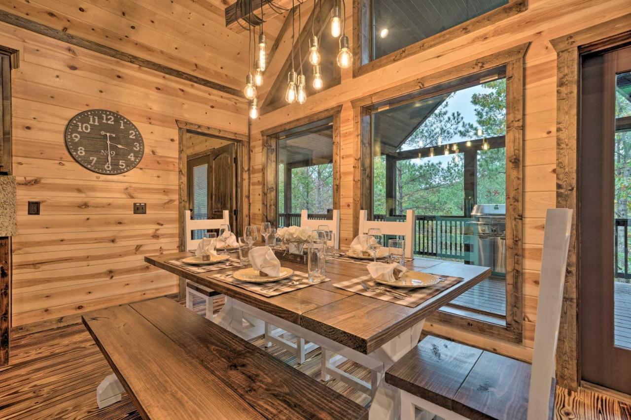 Broken Bow Cabin Deck With Hot Tub And Pool Table! エクステリア 写真