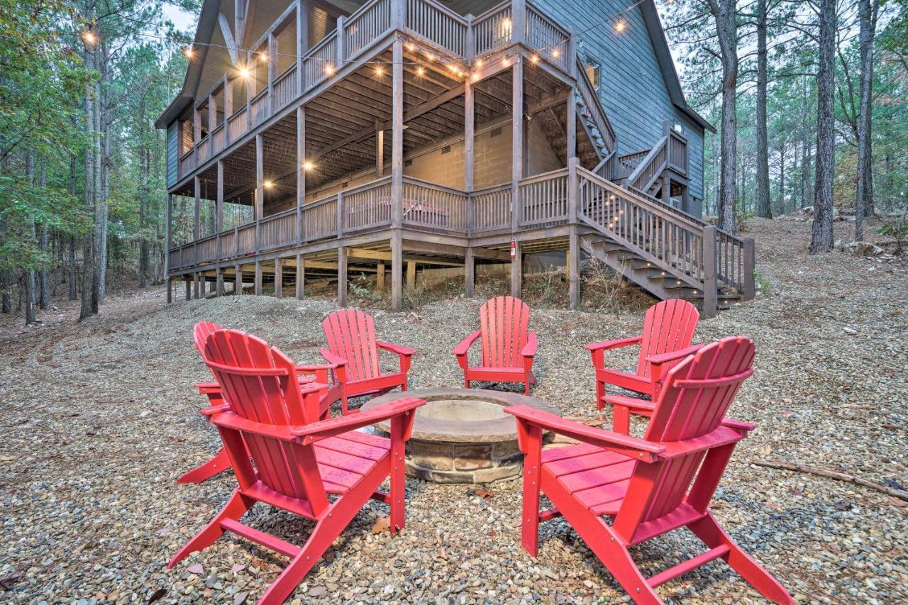 Broken Bow Cabin Deck With Hot Tub And Pool Table! エクステリア 写真