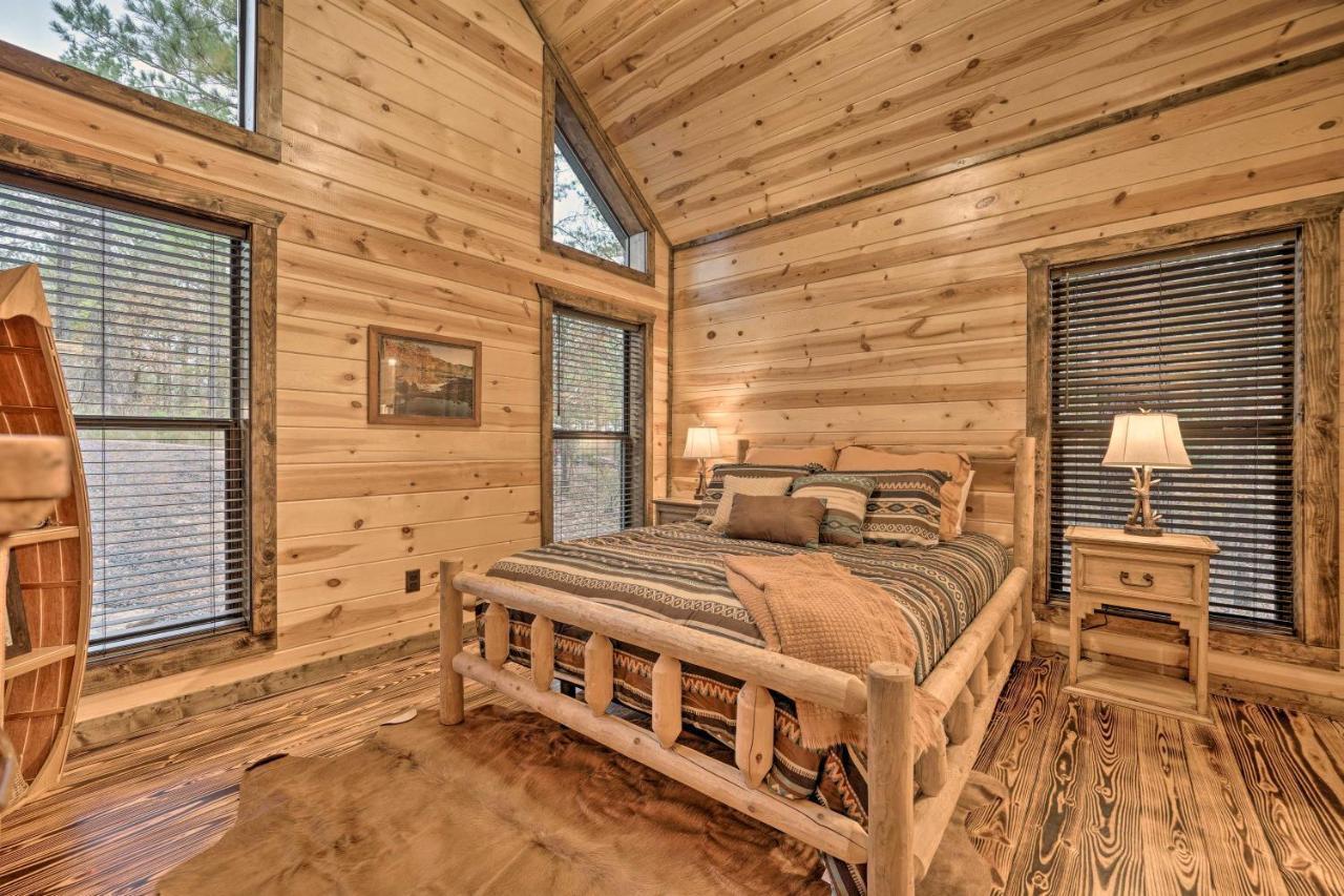 Broken Bow Cabin Deck With Hot Tub And Pool Table! エクステリア 写真