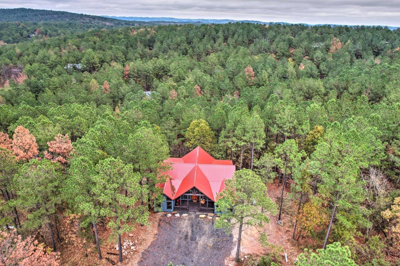 Broken Bow Cabin Deck With Hot Tub And Pool Table! エクステリア 写真